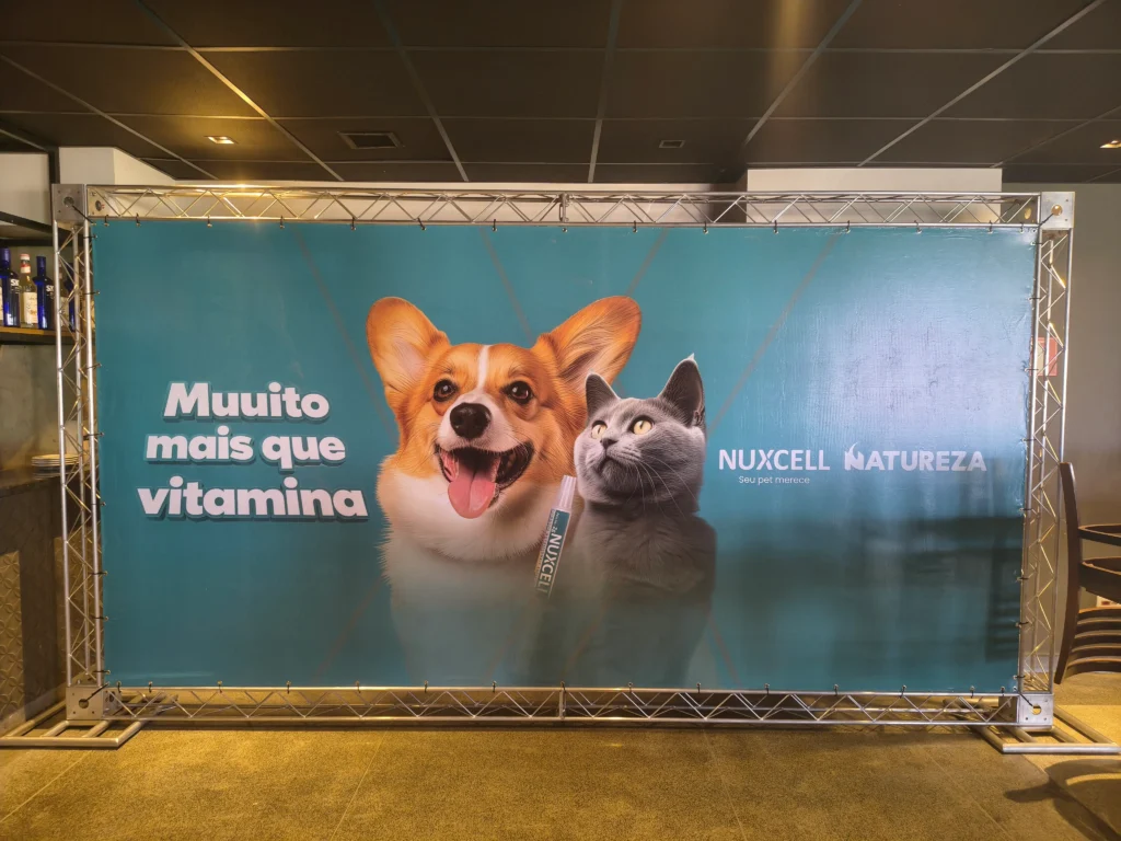 backdrop em restaurante